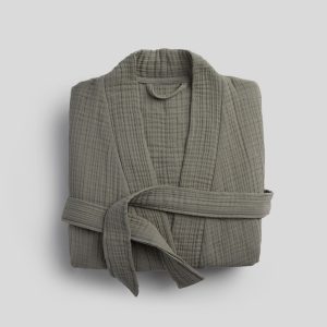 Cloud Cotton Robe (Moss)