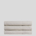 Linen Top Sheet - Bone