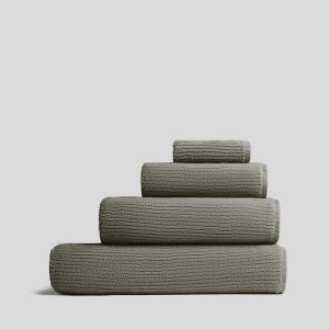 Soft Rib Towels (Moss)