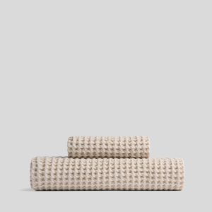 Waffle Towels (Bone)